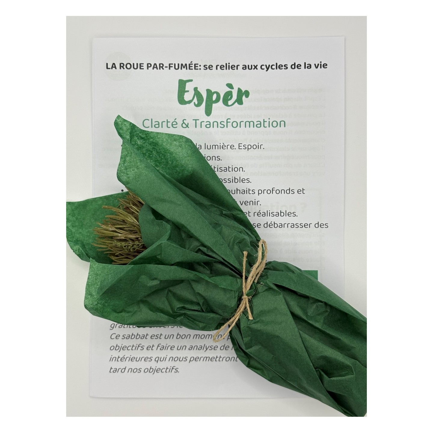 Bouquet de Fumigation - Espèr