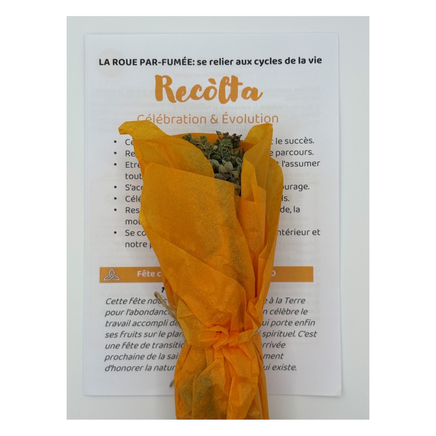 Bouquet de Fumigation - Recòlta